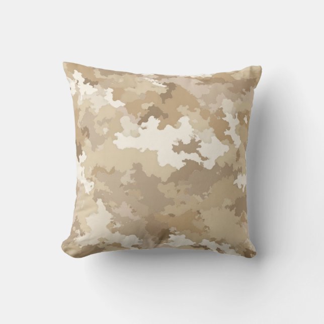 Kissen mit militärischem Tarnmuster (Vorderseite)