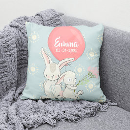 Kissen mit Name Kinderzimmer Mädchen Dekoration