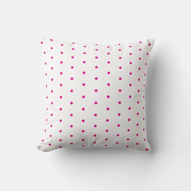 Kissen mit Polka-Punkten (Vorderseite)