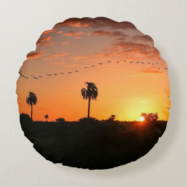 Kissen mit Rundform (Vorderseite)