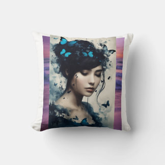 Kissen mit Schmetterlingen