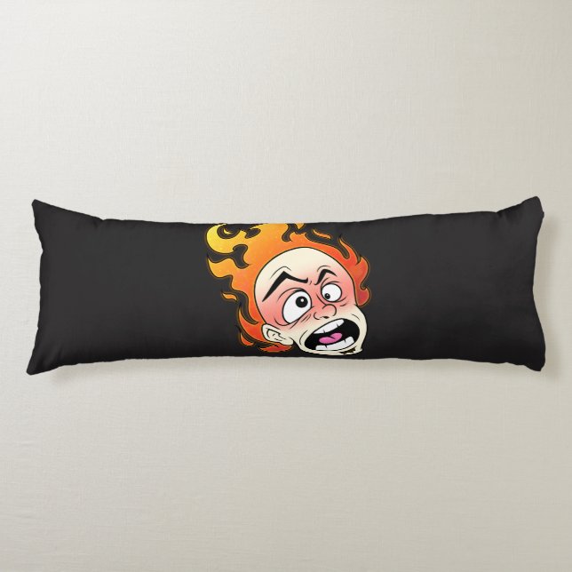 Kissen mit schottischer Feuerstelle (Vorderseite)