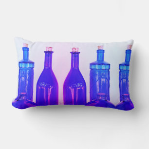 Kissen mit verschiedenen Formen blauer korkverschl