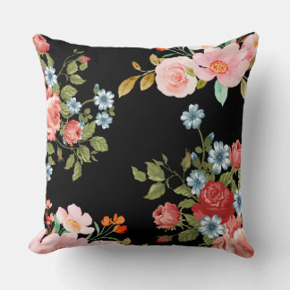 Kissen mit vintage Blumenmuster