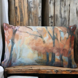 Kissen Moderne orange-gelbe Bäume