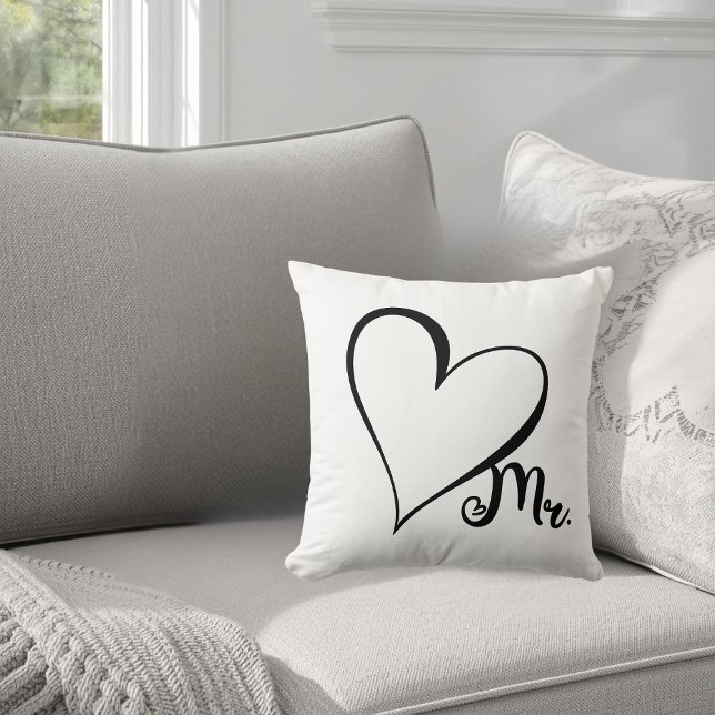 Kissen Mr. Black Heart (Von Creator hochgeladen)
