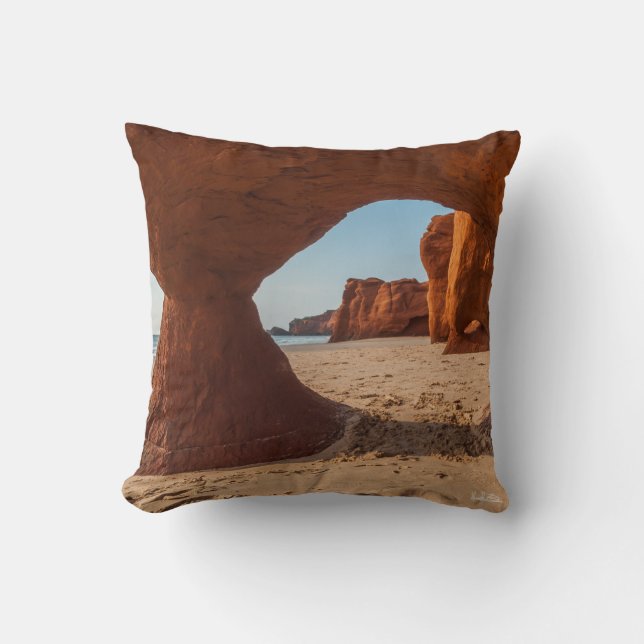 Kissen Photostrand und Kaps (Vorderseite)