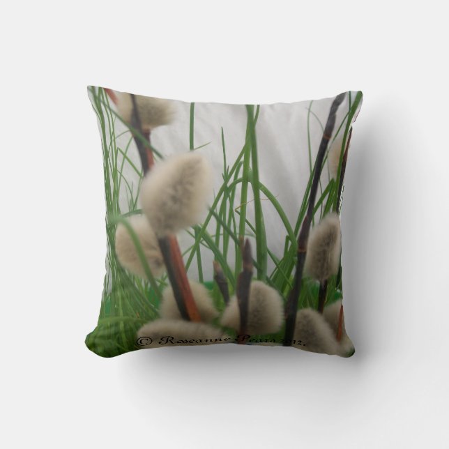 Kissen (PussyWillowsInGrass) RFPMDesign ©️ 2012 (Vorderseite)