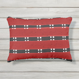 Kissen RED/BLACK STANGEN im Freien
