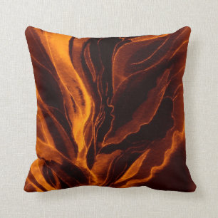 Kissen--Riesige orange Mohnblumen Kissen