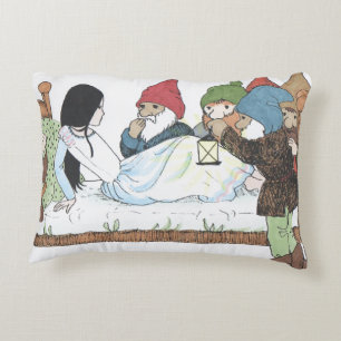 Kissen Schönes Vintage Schneewittchen Bild Antik