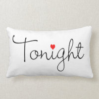 Kissen sprechen heute Abend/nicht heute Abend