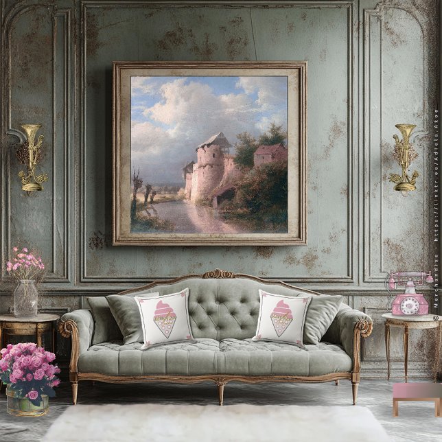 Kissen -Unwiderstehliches EisCream von Poet Adiela (Irresistible Ice Cream Throw Pillows designd by Poet Adiela Akoo. Browse my store for more fab finds)