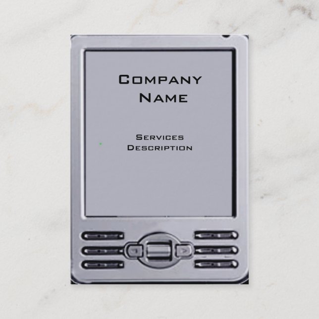 Kissen Visitenkarte (Vorderseite)