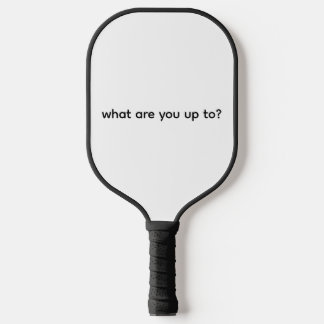 Kissen was machst du Golf was ist mit dir Pickleball Schläger