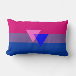 Kissen zur Flagge Bisexualität