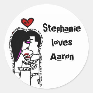 Kissenaufkleber Runder Aufkleber