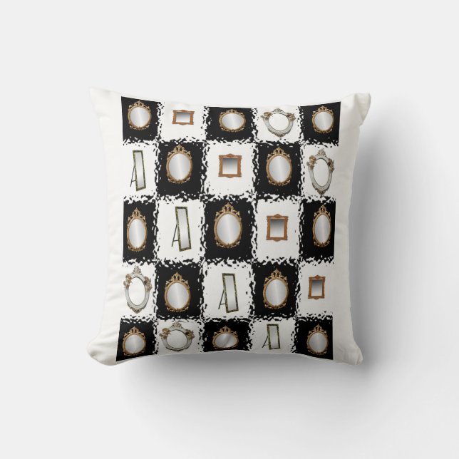 Kissendecore Vintage Spiegel Kissen (Vorderseite)