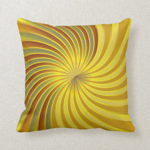 Kissengoldgewundene Turbulenz Kissen