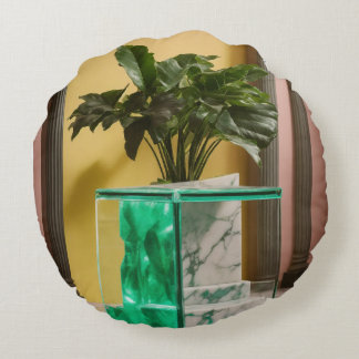 Kissenkunst Rundes Kissen