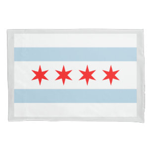 Kissenmantel mit der Flagge von Chicago für Schlaf Kissenbezug
