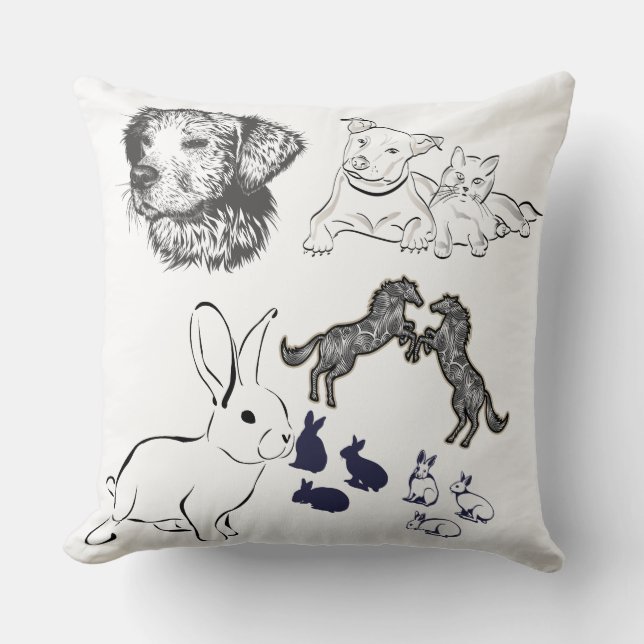 Kissentier Kissen (Vorderseite)