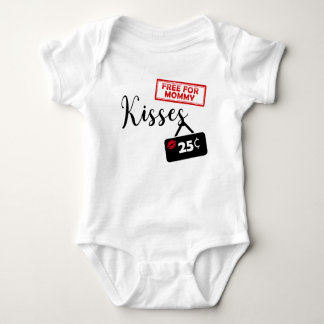 Kisses 25 Cent kostenlos für Mama Baby Strampler