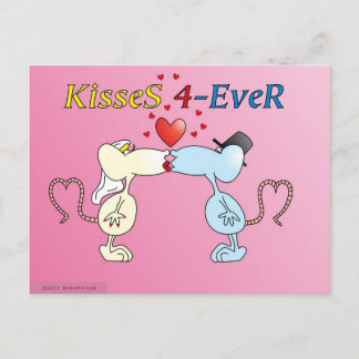 "KisseS 4-Ever rats" Postkarte