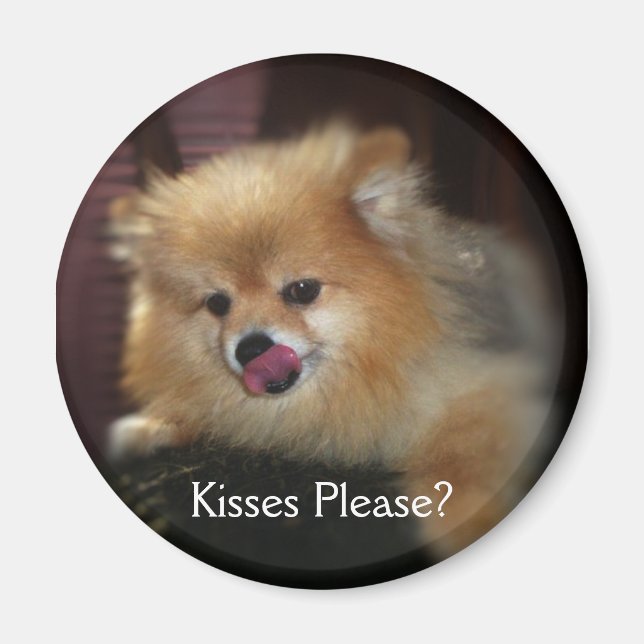 Kisses bitte? Magnet (Vorne)