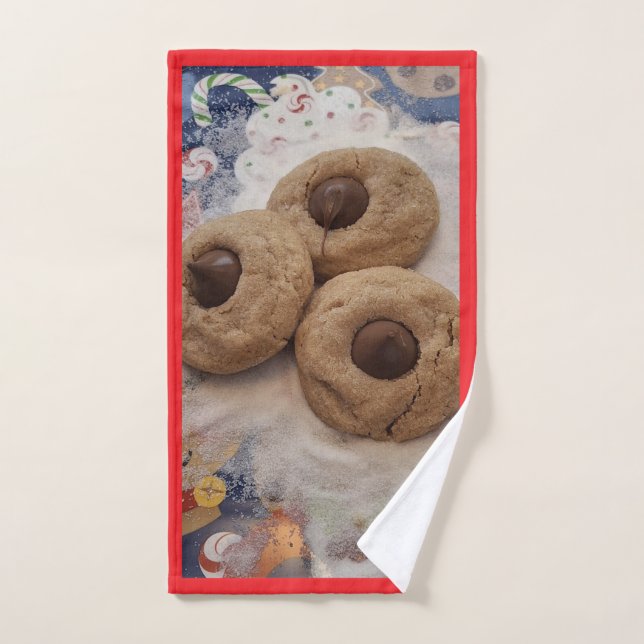 Kisses Cookies Kitchen Hand Towel Handtuch (Handtuch)