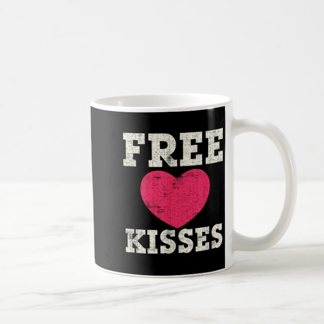 Kisses Valentine  Kaffeetasse (Rechts)