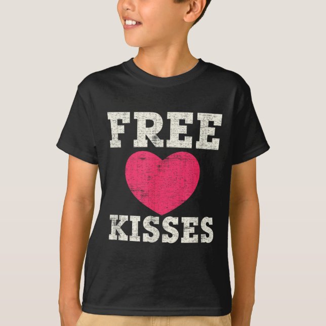 Kisses Valentine  T-Shirt (Vorderseite)