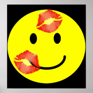 "KISSEY FACE DRINT POSTER