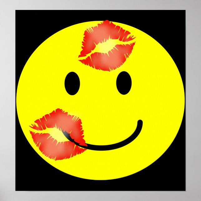 "KISSEY FACE DRINT POSTER (Vorne)