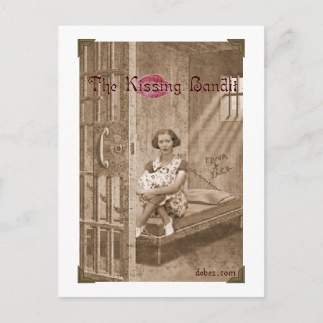 Kissing Bandit Postkarte (Vorderseite)
