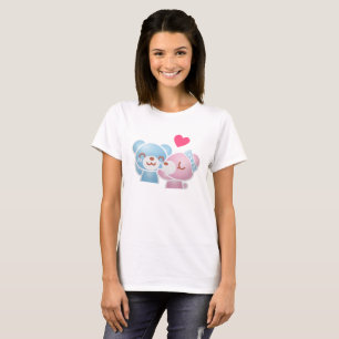 Kissing Bears Niedlich und Kawaii T-Shirt