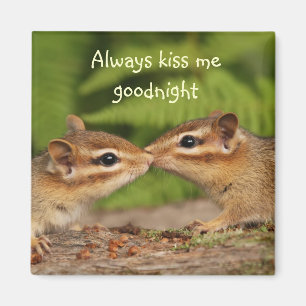 Kissing Chipmunks Magnet