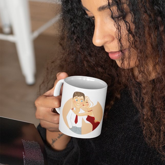 Kissing Couple Coffee Tasse (Von Creator hochgeladen)