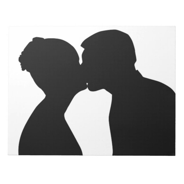 KISSING COUPLE NOTIZBLOCK (Vorderseite)