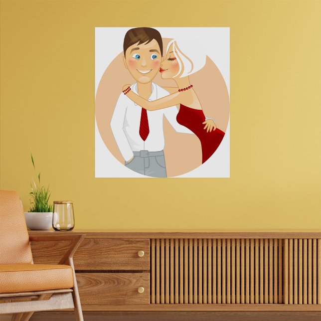 Kissing Couple Poster (Von Creator hochgeladen)