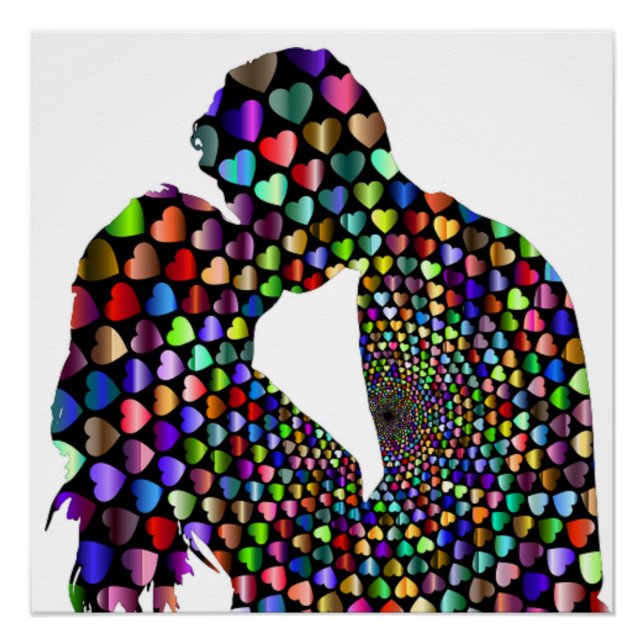 KISSING COUPLE POSTER (Vorderseite)