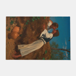 Kissing Couple (The Kiss) (von Pettenkofen) Fußmatte