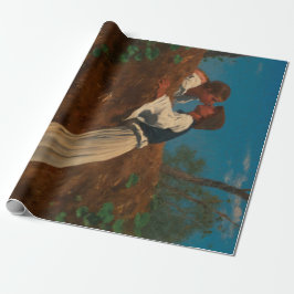 Kissing Couple (The Kiss) (von Pettenkofen) Geschenkpapier