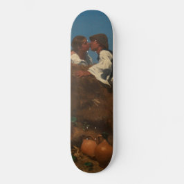 Kissing Couple (The Kiss) (von Pettenkofen) Skateboard