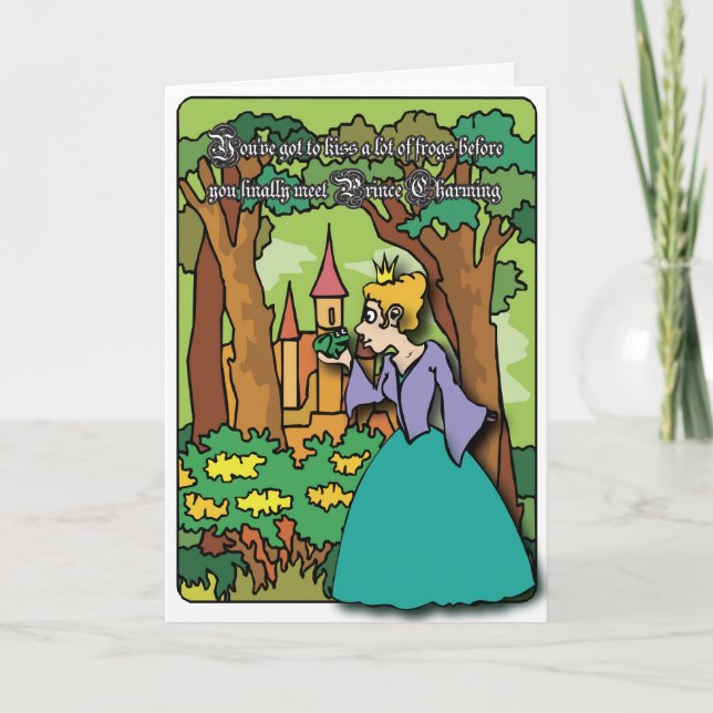 Kissing Frogs - Get Bent Greetings Karte (Vorderseite)