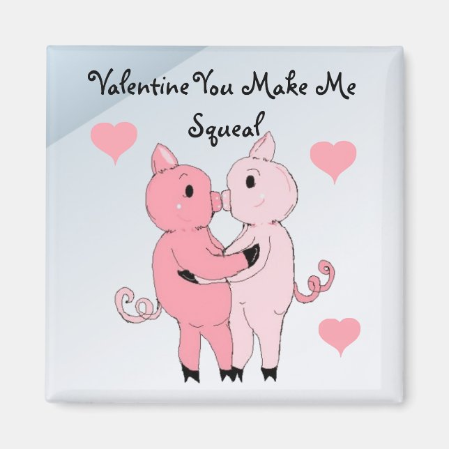Kissing Piggys Magnet (Vorne)