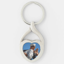 Kissing Sailor and Nurse Foto Schlüsselanhänger