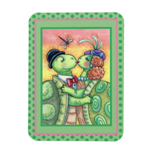 KISSING TURTLE SWEETHEARES, NIEDLICH TARPON VALENT MAGNET