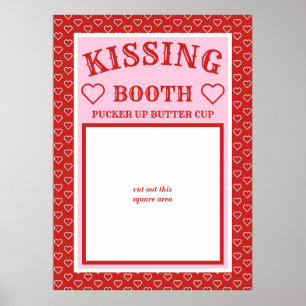 Kissingkabine Party Prop Foto Stand Hintergrund Poster