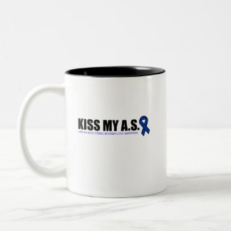 KissMyAS - Ankylosing Spondylitis Zweifarbige Tasse